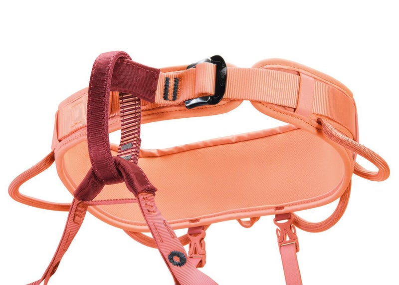PETZL CORAX LT Women Comfortable  Durable Women's Harness for a Variety of Climbing objectives  M  Coral Sand - Image 4